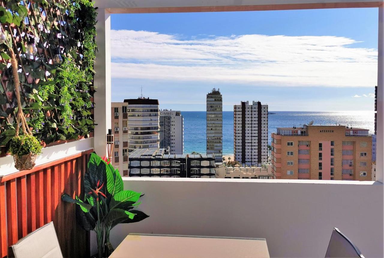 Penthouse Cervantes Sea View Benidorm Kültér fotó
