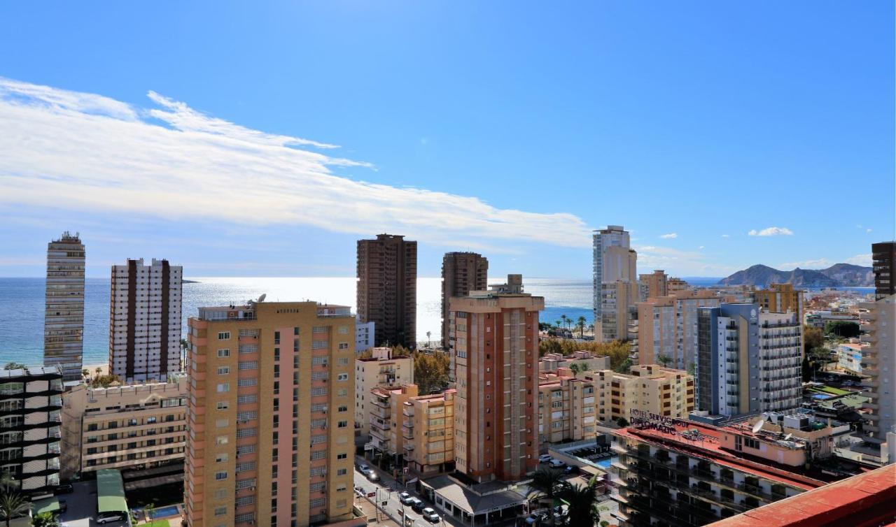 Penthouse Cervantes Sea View Benidorm Kültér fotó