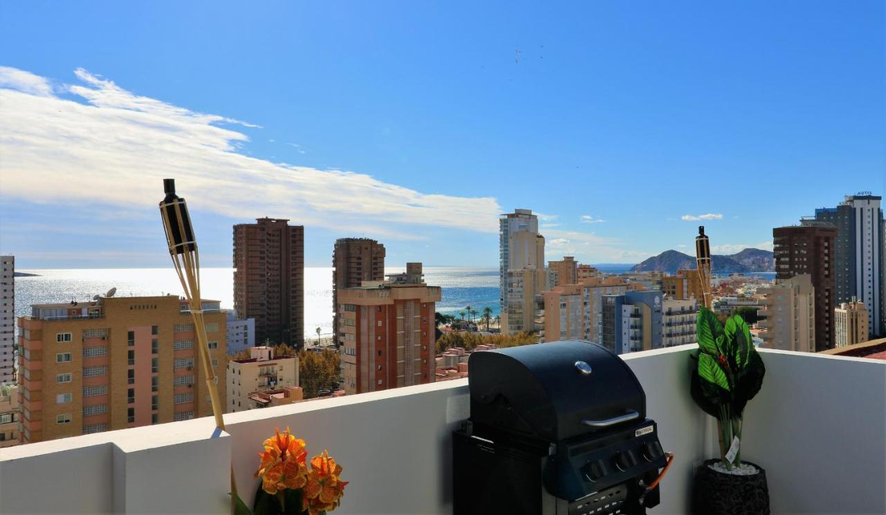 Penthouse Cervantes Sea View Benidorm Kültér fotó