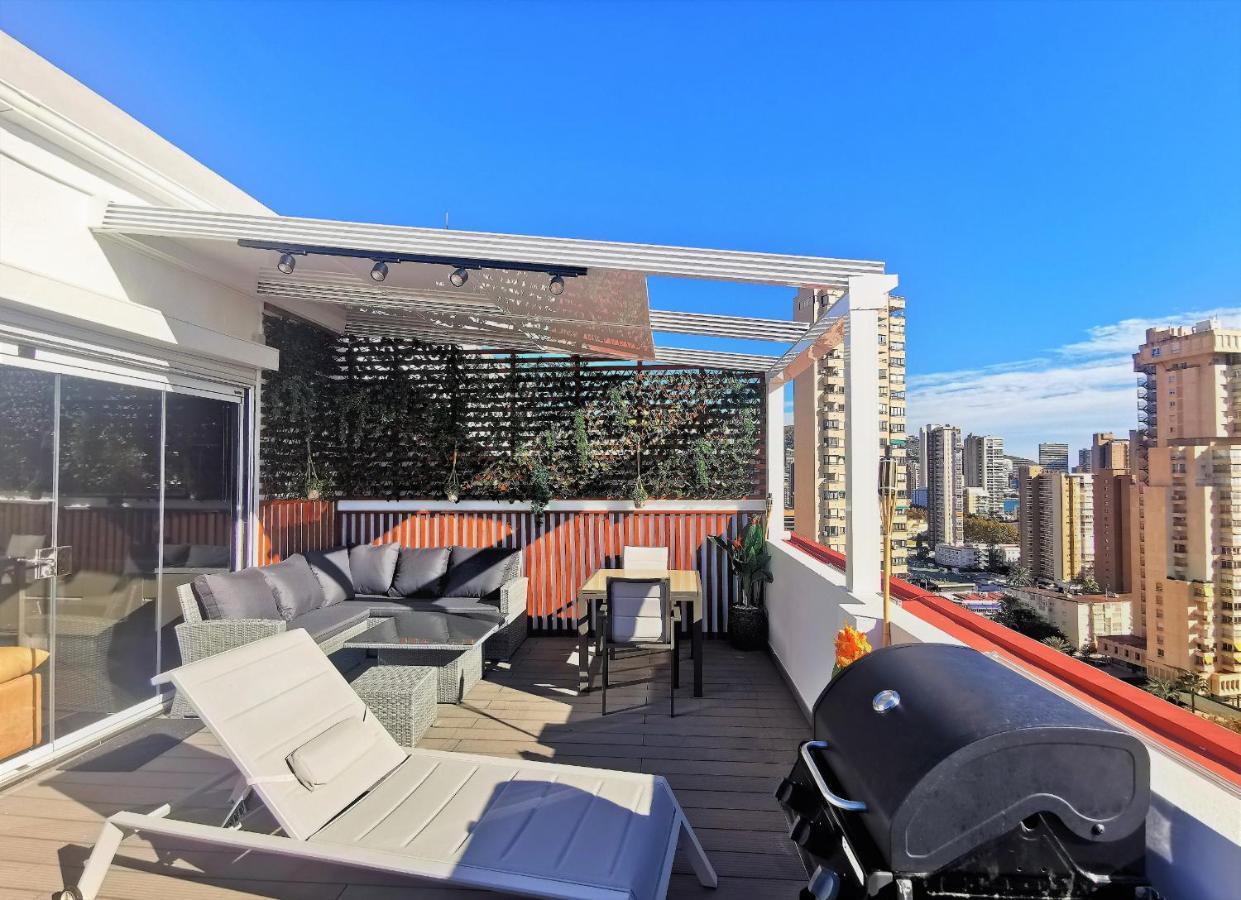 Penthouse Cervantes Sea View Benidorm Kültér fotó