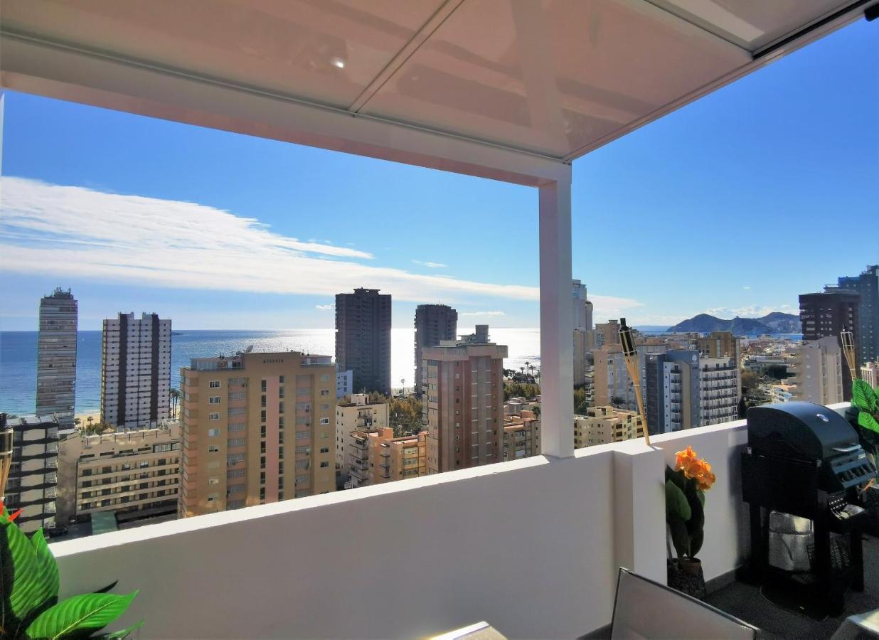 Penthouse Cervantes Sea View Benidorm Kültér fotó