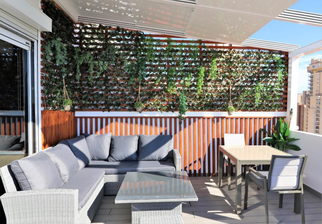Penthouse Cervantes Sea View Benidorm Kültér fotó